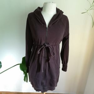 Brown long hoodie